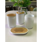 Kit Acessórios Banheiro Lavabo Saboneteira Completo 6 Peças B