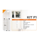 Kit Acessórios Box Banheiro Vidro Temperado 8mm F1 1 Fixo 1 M