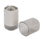 Kit Acessrios de Bancada para Banheiro 2 Peas Bege Dual OU