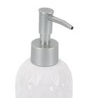 Kit Acessrios de Bancada para Banheiro 2 Peas Cermica Branco Colmeia Mix Bianchini