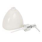 Kit Acessórios de Bancada para Banheiro 2 Peças Cerâmica Branco Mix Bianchini