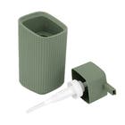 Kit Acessórios de Bancada 2 Peças para Banheiro Verde Usual Utilidades