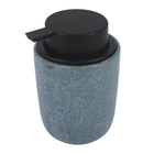 Kit Acessórios de Bancada para Banheiro 3 Peças Cerâmica Azul Osaka Marble Martiplast