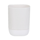 Kit Acessórios para Banheiro 3 Peças com Porta Sabonete Porta Objetos e Saboneteira Plástico Branco Easy Sensea