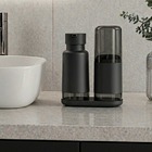 Kit Acessrios de Bancada para Banheiro 3 Peas Preto Dual OU