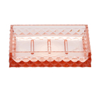 kit Acessórios de Bancada 3 peças Rose Toilet Resina Mabruk