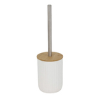 Kit Acessórios de Bancada para Banheiro 5 Peças Cerâmica Branco Syros Oikos