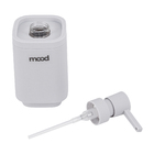 Kit Acessórios de Bancada para Banheiro 5 Peças Plástico Cinza Mood Square Soft Goedert