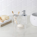 Kit Acessórios  para Banheiro Nouveau Cristal Haus Concept