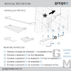 Kit Acessórios De Banheiro 2 Kits (10 Peças) 813pk2 Prátika