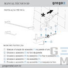 Kit Acessórios De Banheiro 2 Kits (6 Peças) 826pk2 Prátika