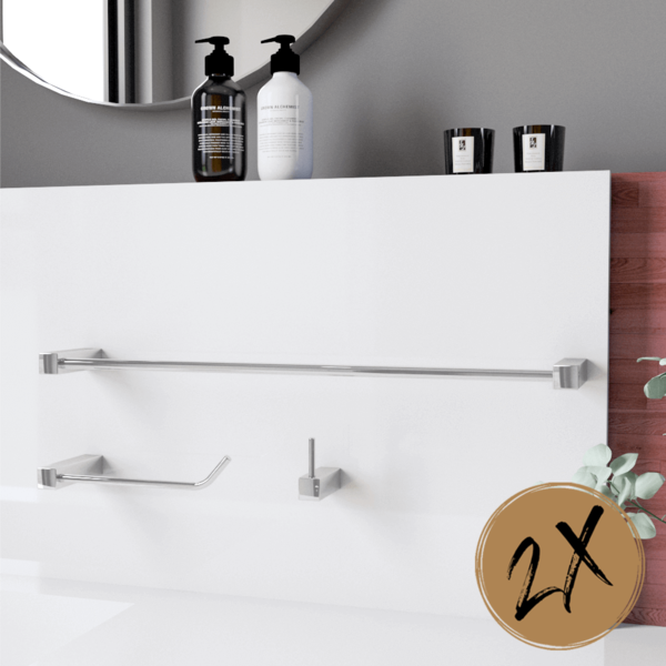 Kit Acessórios De Banheiro 2 Kits (6 Peças) 826pk2 Prátika