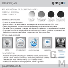 Kit Acessórios De Banheiro 2 Kits (8 Peças) 828pk2 Prátika