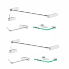 Kit Acessórios De Banheiro 2 Kits (8 Peças) 828pk2 Prátika