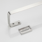 Kit Acessórios De Banheiro 3 Peças - Aço Inox Escovado