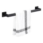 Kit Acessorios De Banheiro 4 Peças Preto Fosco Inox 304 Não E