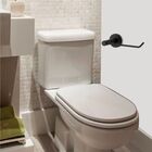 Kit Acessórios De Banheiro 5 Peças Preto Fosco Atenas