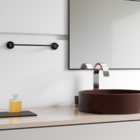 Kit Acessórios De Banheiro 5 Peças Preto Fosco Atenas