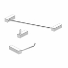 Kit Acessórios De Banheiro Aço Inox Padrão Alto 300vip Grego