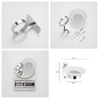 Kit Acessórios De Banheiro Aço Inox Polido 4 Peças