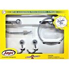 Kit Acessórios De Banheiro C/ 5 Peças Cromado Samba Fit Japi