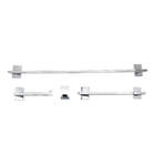 Kit Acessórios De Banheiro Com 4 Pçs Cromado 8040