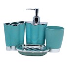 Kit Acessórios De Banheiro E Lavabo Kit Lavabo 4 Pçs Cromado