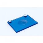 Kit Acessórios De Banheiro Em Vidro 8 Mm Colorido - Azul Mati