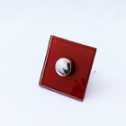 Kit Acessórios De Banheiro Em Vidro 8 Mm Colorido - Vinho - C