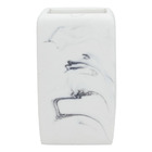 Kit Acessórios De Banheiro Lavabo 4 Peças Resina Marmorizado