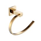 Kit Acessórios De Banheiro Lavabo 6 Peças Dourado Luxo IKAB02