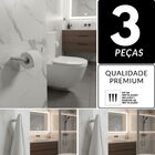 Kit Acessórios De Banheiro Lavabo Metal Alto Brilho 2010OR Or