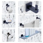 Kit Acessorios De Banheiro Lavatorio Suite Quadrado 6 Peças P