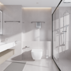 Kit Acessórios De Banheiro Polido Aço Inox - 6 Peças