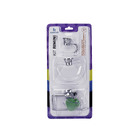Kit Acessórios de Parede para Banheiro 3 Peças em Resina Termoplástica Transparente Rimini Aquaplas