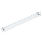 Kit Acessórios de Parede 5 peças em Metal e Vidro Incolor Colorati VB Cristais