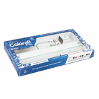 Kit Acessórios de Parede 5 peças em Metal e Vidro Incolor Colorati VB Cristais