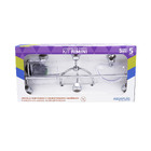 Kit Acessórios de Parede para Banheiro 5 Peças em Resina Termoplástica Transparente Rimini Aquaplas