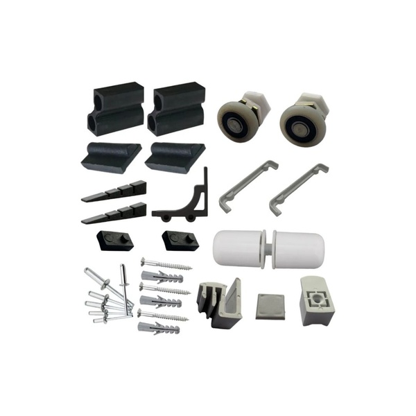 Kit Acessórios F1 Quadrado Branco Box Banheiro Vidro Temperad