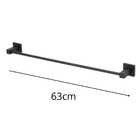 Kit Acessorios Lavatorio Banheiro 3 Peças Preto Future Porta