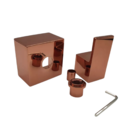 Kit Acessórios Lavatório Banheiro Completo Rose-gold Premium