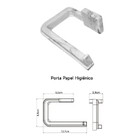 Kit Acessórios P/ Banheiro 4 Peças Encaixe Adesivo Mármore