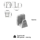 Kit Acessórios P/ Banheiro 4 Peças Encaixe Adesivo Mármore