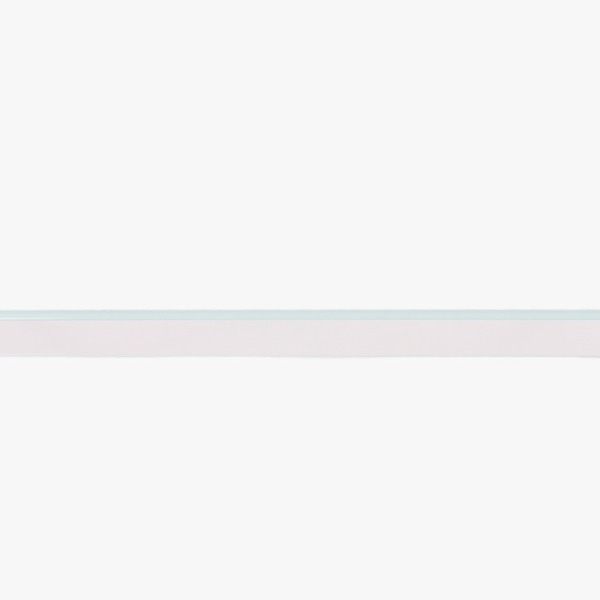 Kit Acessórios P/ Banheiro Vidro 5 Peças Incolor Reto