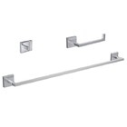 Kit Acessórios Para Banheiro 03 Peças Clean Cromado Deca