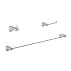 Kit Acessórios Para Banheiro 03 Peças Liv Cromado Deca