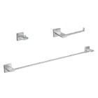 Kit Acessórios Para Banheiro 03 Peças Polo Cromado Deca