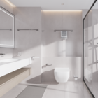 Kit Acessórios para Banheiro 4 Pçs - Aço Inoxidável Polido