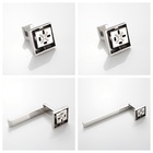 Kit Acessórios Para Banheiro 4 Peças Elegantes Aço Inoxidável