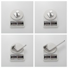 Kit Acessórios Para Banheiro 4 Peças Elegantes Aço Inoxidável